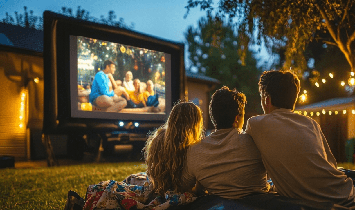 Streaming movies and music from a USB drive over the local RV Wi-Fi network when no internet connection is available.